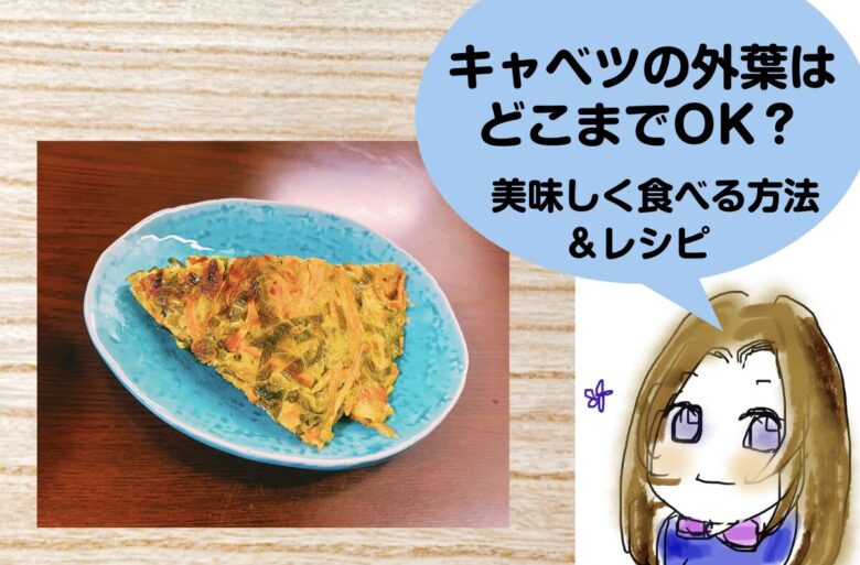 キャベツの外葉はどこまで食べれる？美味しく食べる方法とレシピ